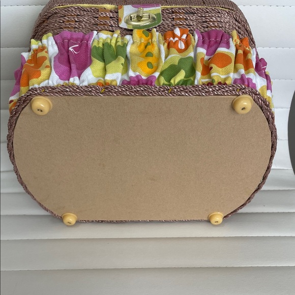 Colorful Woven Sewing Basket - Picture 10 of 10